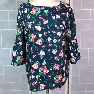 Fall Peplum Sleeve Blouse